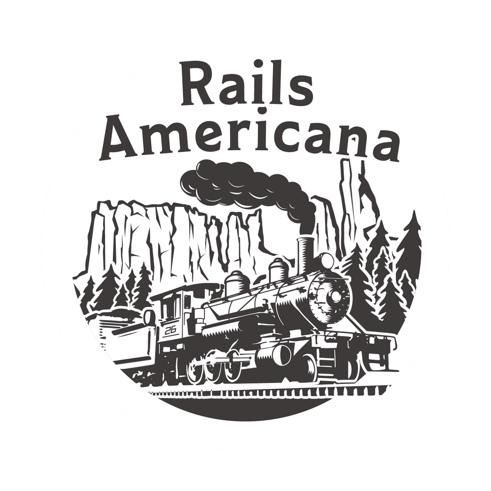 米国鉄道模型ジオラマコンテンツ「Rails Americana」ロゴ制作