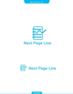 queuecat (queuecat)さんの海外人材紹介サービス「Next Page Line」のロゴへの提案