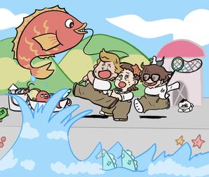 はこ (hako_ksdt)さんの飲食店ブランドのキャラクターを使用したイラスト作成への提案
