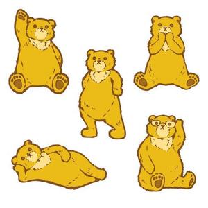 KINOTO (kinoto013)さんの長財布商品のメインデザインとして財布表面に配置するクマのイラストへの提案
