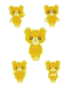 橙　ころも (daidaikoromo)さんの長財布商品のメインデザインとして財布表面に配置するクマのイラストへの提案