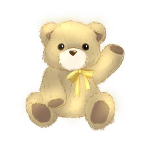 meru (meru11250)さんの長財布商品のメインデザインとして財布表面に配置するクマのイラストへの提案