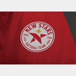 Q (qtoon)さんのソフトボールチーム「NEW STARS」の袖ワッペンへの提案