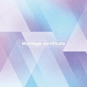 WEdesign (weekendeign1973)さんの結婚証明書の表紙デザインへの提案