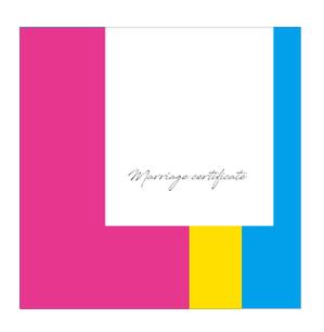 twin moon design (twinmoon)さんの結婚証明書の表紙デザインへの提案
