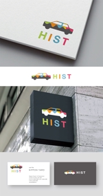 Morinohito (Morinohito)さんのカーペイントショップ「HIST」のロゴへの提案