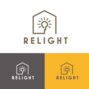 Planta2 design (Planta2)さんのリフォーム専門店　RELIGHT　のロゴ作成への提案
