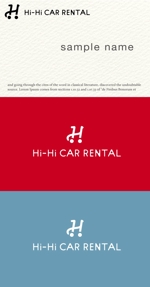 ignea (riuchou)さんのレンタカー会社「Hi-Hi CAR RENTAL」のロゴ制作への提案