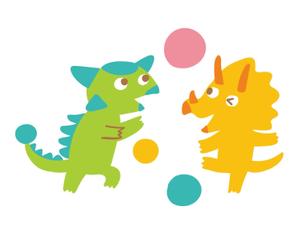 yonemi ヨネミ (yonemi_illust)さんのこどものボール遊びプログラム「バルシューレ渋谷」の恐竜キャラクターデザインへの提案