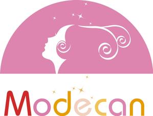 arc design (kanmai)さんの「美容師とカットモデルのマッチング Modecan」のロゴ作成 - 【選定確約】への提案