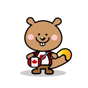 Jelly (Jelly)さんのカナダをPRするゆるキャラ「かなたん」のデザインへの提案