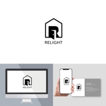 angie design (angie)さんのリフォーム専門店　RELIGHT　のロゴ作成への提案