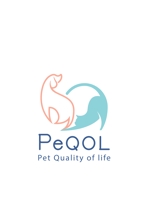 那由多計画 NAYUTA PROJECT (che-disegno)さんの犬猫用のサプリ・ケア用品のブランド「PeQOL」のロゴへの提案