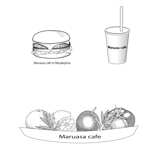 CUBE (cube1)さんのカフェのオリジナルグッズに使用するイラスト作成への提案