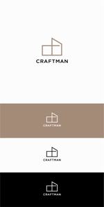 designdesign (designdesign)さんの設計と建築のプロの職人集団、クラフトマンのロゴへの提案