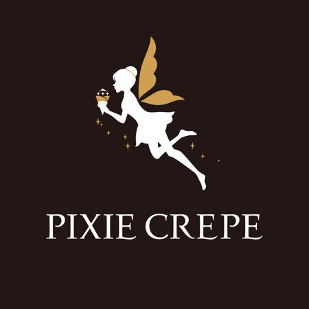 cheo (nrg45153_co)さんの新規クレープ店『PIXIE CREPE』ピクシークレープのロゴへの提案
