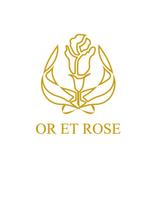 いぜむ (ithem3)さんの経験者のためのお洒落なフラワー教室・フラワーコーディネート「OR ET ROSE」のロゴ仕事への提案