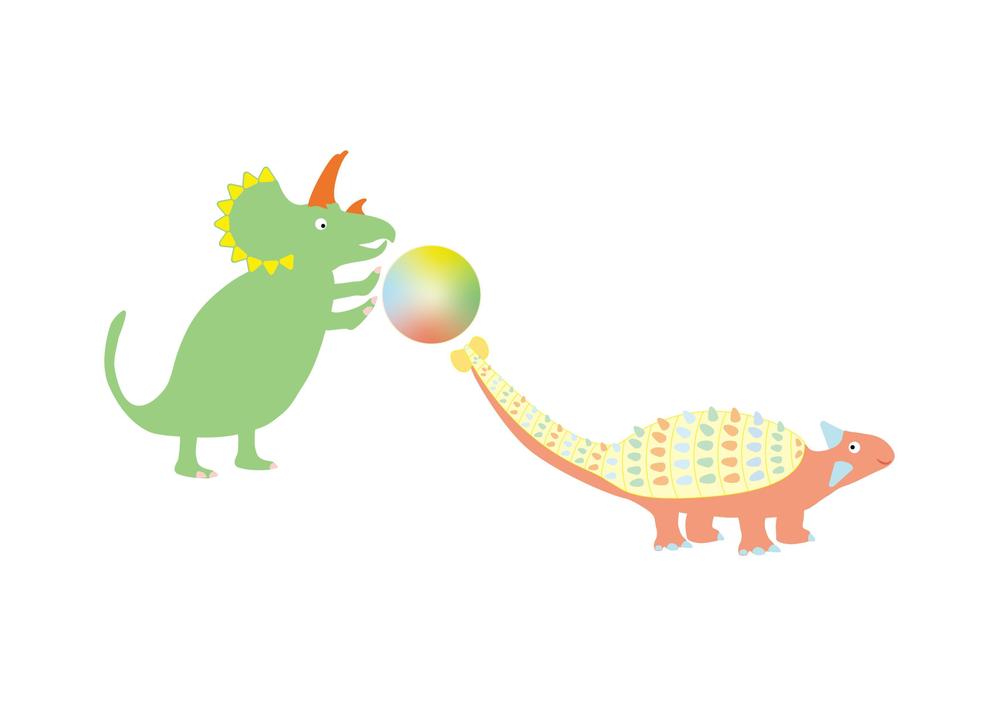 こどものボール遊びプログラム「バルシューレ渋谷」の恐竜キャラクターデザイン