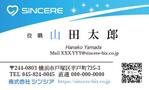 北澤勝司 (maido_oo_kini)さんの株式会社「シンシア」の名刺デザインへの提案