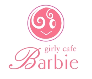 acve (acve)さんの「girly cafe Barbie(ガーリーカフェバービー)」のロゴ作成への提案