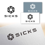 Hi-Design (hirokips)さんのメンズ　ダイヤモンドやゴールド　ジュエリーの[SICKS] のロゴへの提案