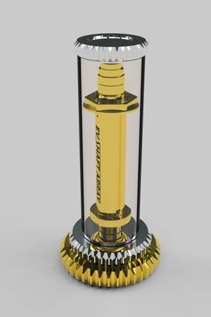 cross-design (cross-design)さんの【奇抜なアイデア歓迎！】インテリアにもなるモーターシャフトを使った鉄アレーのデザインへの提案