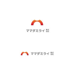 スタジオきなこ (kinaco_yama)さんの新会社「ママダミライ株式会社」のロゴへの提案