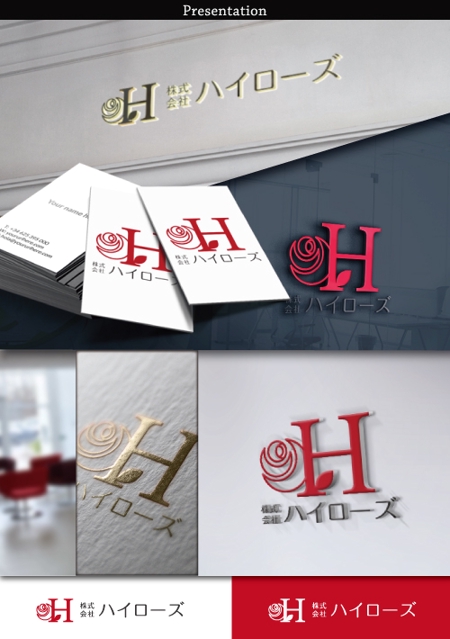 BKdesign (late_design)さんの埼玉県さいたま市大宮区の不動産会社『株式会社ハイローズ』の会社ロゴへの提案