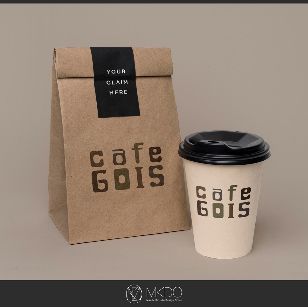 cafe 店名　『GOIS』　のロゴ