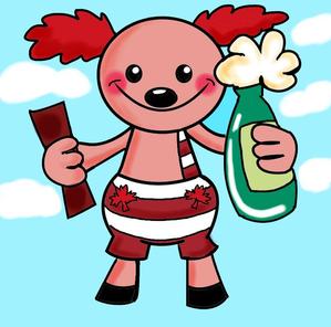 Lucifuge Rofocale (kiri666)さんのカナダをPRするゆるキャラ「かなたん」のデザインへの提案