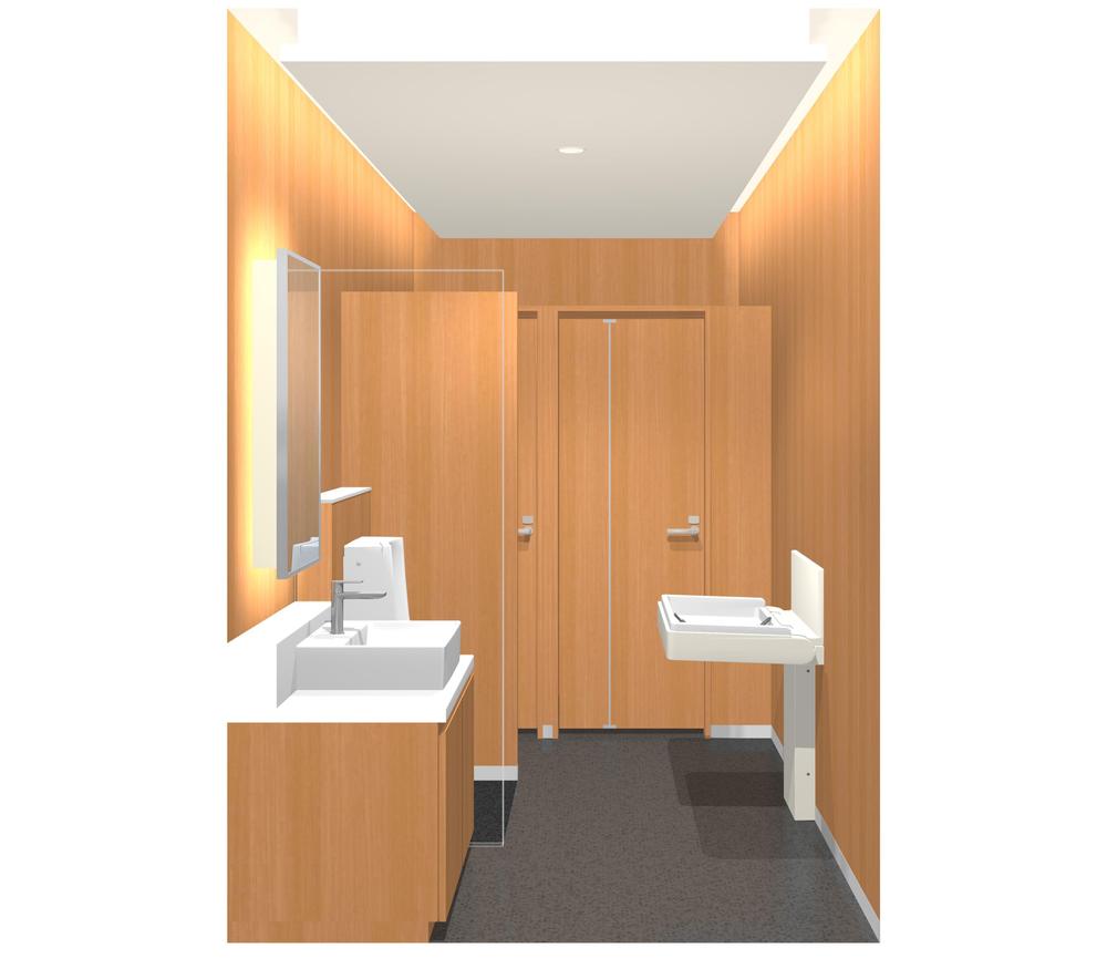 和食店　男子トイレの空間・内装デザインの募集
