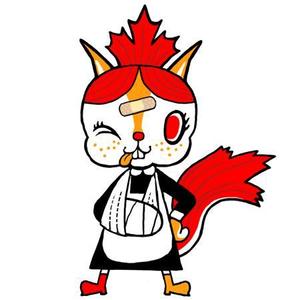 jimuraさんのカナダをPRするゆるキャラ「かなたん」のデザインへの提案