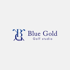 alne-cat (alne-cat)さんのゴルフショップ「Blue Gold Golf studio」のロゴ作成への提案