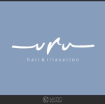 mk-do (mk-do)さんの美容院　【uru hair&rilaxation】　のロゴへの提案
