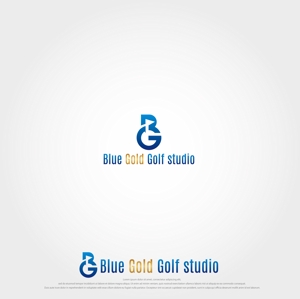 ORI-GIN (ORI-GIN)さんのゴルフショップ「Blue Gold Golf studio」のロゴ作成への提案