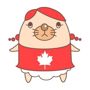 てつ (grv0312)さんのカナダをPRするゆるキャラ「かなたん」のデザインへの提案