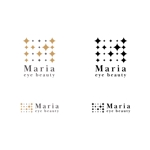 BUTTER GRAPHICS (tsukasa110)さんのマツエクサロン　「Maria eye beauty」 のロゴマークへの提案