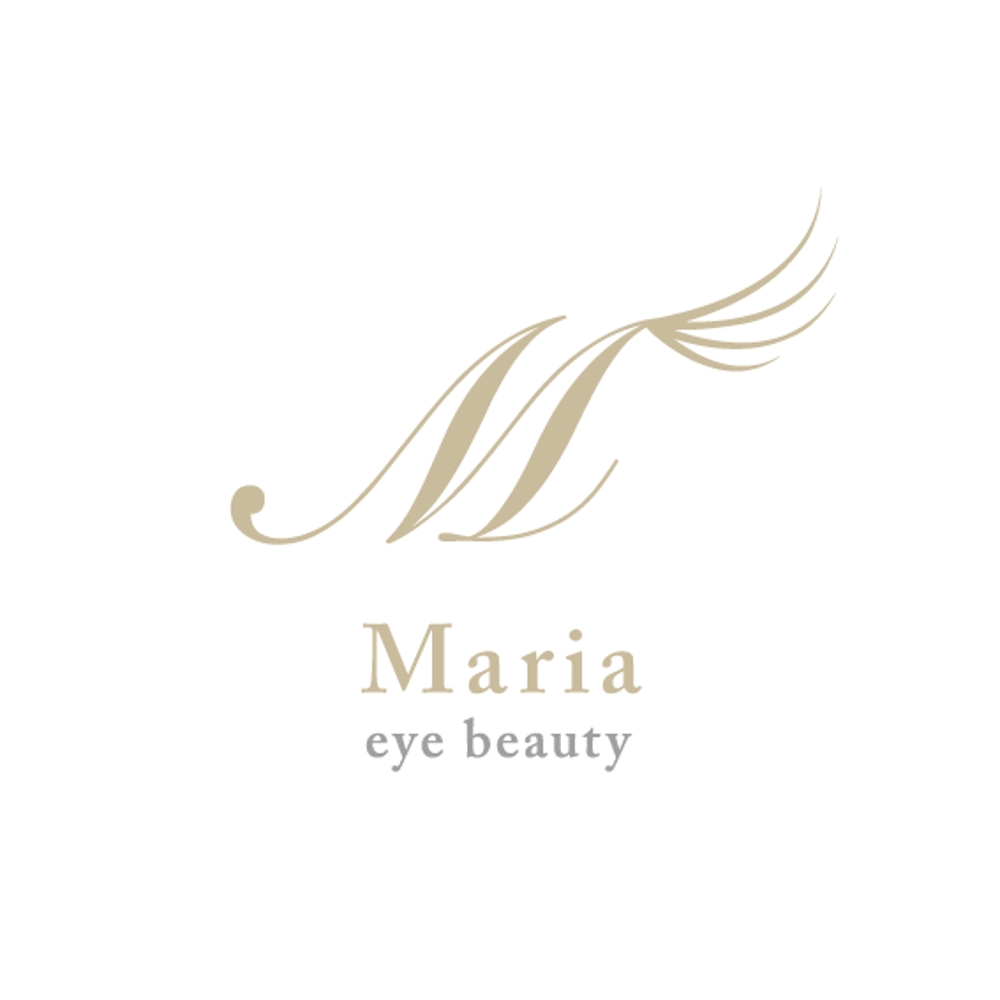 マツエクサロン　「Maria eye beauty」 のロゴマーク