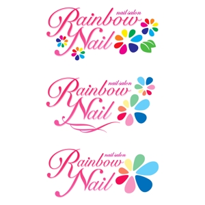 nutsrocker (nutsrocker)さんのネイルサロン『レインボーネイル』のロゴへの提案