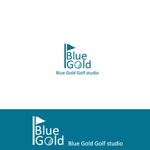 Ⅼ238 (ninomiya-k)さんのゴルフショップ「Blue Gold Golf studio」のロゴ作成への提案