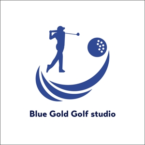 Sunao (d-factory2011)さんのゴルフショップ「Blue Gold Golf studio」のロゴ作成への提案