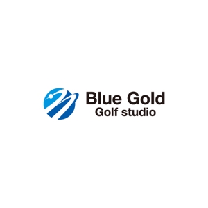 Thunder Gate design (kinryuzan)さんのゴルフショップ「Blue Gold Golf studio」のロゴ作成への提案