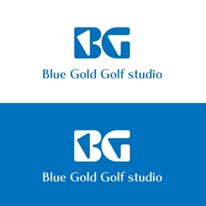 じゅん (nishijun)さんのゴルフショップ「Blue Gold Golf studio」のロゴ作成への提案