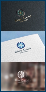 mogu ai (moguai)さんのゴルフショップ「Blue Gold Golf studio」のロゴ作成への提案