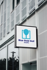 sriracha (sriracha829)さんのゴルフショップ「Blue Gold Golf studio」のロゴ作成への提案