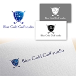 Hi-Design (hirokips)さんのゴルフショップ「Blue Gold Golf studio」のロゴ作成への提案