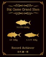 大西康雄 (PALLTER)さんの釣り　Big Game Grand Slam・ロゴデザイン募集への提案