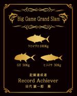 大西康雄 (PALLTER)さんの釣り　Big Game Grand Slam・ロゴデザイン募集への提案