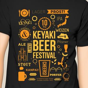 Yuki (yukiinsd)さんの「けやきひろば　秋のビール祭り」販売用Ｔシャツへの提案
