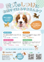 株式会社みつばシステム (mitsuba-system)さんの犬のしつけ、飼主にわかりやすく、目を引くチラシの作成への提案